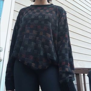 ☆ super cute vintage checkered sweater ☆